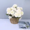 3 Stück Künstliche Blumen Seidenblumen Hortensien Produktbild-Vorschau 9