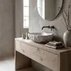 Umyvadlo Na Desku Rea Isla Shiro Beige Náhled obrázku produktu 5