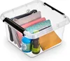 Contenitore in plastica con coperchio, scatola organizer Anteprima dell’immagine prodotto 1