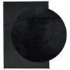 The Living Store Teppich OVIEDO Kurzflor Schwarz 160x230 cm Produktbild-Vorschau 4
