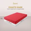 Lavea® Spannbettlaken 90x200cm - 100x200cm, Maya, 100% Produktbild-Vorschau 2