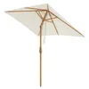 Sekey Rechteckiger Sonnenschirm 200x150 cm Holzoptik, Produktbild-Vorschau 5