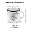EMALIA RYBNIK Eukalyptus Emaille Becher 500 ml – Tasse mit Produktbild-Vorschau 3