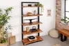 riess-ambiente Bücherregal MAMMUT 180cm natur schwarz Produktbild-Vorschau 4
