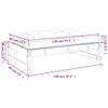 Gartenhocker 120x80 cm Massivholz Kiefer Produktbild-Vorschau 8