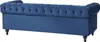BELIANI 3-Sitzer Sofa Marineblau Samtstoff mit Dicken Produktbild-Vorschau 6
