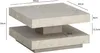 A diagram of a square coffee table with dimensions indicated. Produktbild-Vorschau