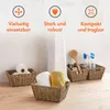 VonHaus 4er-Set Seegras Aufbewahrungskorb mit Griffen, Produktbild-Vorschau 4