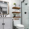 IvoQ Schweberegale 3er Set - 40x17 cm - Holz - Rustikal & Produktbild-Vorschau 3