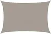 vidaXL Voile d'ombrage 160 g/m² Rectangulaire Gris clair Voir les images du produit 1