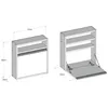 Skye Decor, Optimum - White, Bureaux, blanc, 64 x 60 x 20 Voir les images du produit 6