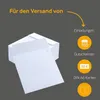 Briefumschläge - Weiß 150 x 150 mm | 120 g/qm Offset | Ohne Produktbild-Vorschau 4