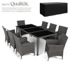 tectake® Aluminium Rattan Sitzgruppe Menorca wetterfest und Produktbild-Vorschau 3