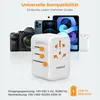 65W Reiseadapter Weltweit Universal Reisestecker mit 1 USB Produktbild-Vorschau 6