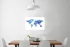 MuchoWow® Poster Weltkarte - Aquarell - Blau 90x60 cm - Produktbild-Vorschau 2
