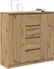 vidaXL Sideboard mit Schubladen Artisan-Eiche 100,5x35x98,5 Produktbild-Vorschau 4