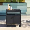 Cucina da esterno modulare in acciaio con 2 ante, 80cm, Anteprima dell’immagine prodotto 2