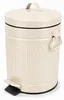 Relaxdays cosmetische prullenbak, 5 liter, retro-design, Productafbeelding-voorbeeld 1