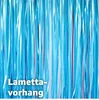 Lametta rideau bleu bébé - 200 x 100 cm - rideau Voir les images du produit 4