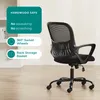 Chaise de bureau Sweiko avec repose-pieds réglable,Grand Voir les images du produit 6