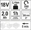 YATO Teleskop-Kettensäge mit inkl. 2,0Ah Li-Ion Akku 18V + Produktbild-Vorschau 8