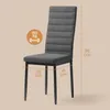 Bealife Esszimmerstühle 2er-Set – Ergonomische Rückenlehne, Produktbild-Vorschau 2