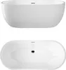 Freistehende Badewanne BOSTON 142 cm Produktbild-Vorschau 7
