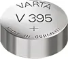 A close-up studio shot of a Varta V395 silver button battery. Náhľad obrázku produktu