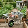 Schubkarre 100 Liter 250 kg Vollgummirad auf Stahlfelge Produktbild-Vorschau 7