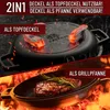 GUSSKÖNIG Dutch Oven - 2in1 Marmite en fonte calcinée 4,8L Voir les images du produit 12