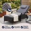 CASARIA® Sonnenliege mit Rollen 7cm Auflage Extra Breit Produktbild-Vorschau 3