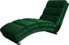 A green chaise lounge chair on a white background. Náhled obrázku produktu