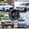 Auto-Lenkradbezug aus Mikrofaser-Leder, Rutschfester Produktbild-Vorschau 3