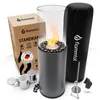 Flammtal Bioethanol Kamin [8h Brenndauer / 80x26x26 cm] – Produktbild-Vorschau 1