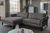 KAWOLA Sofa MALTA Ecksofa Stoff anthrazit mit motorischer Produktbild-Vorschau 3