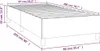 Struttura letto in tessuto taupe 90x200 cm Anteprima dell’immagine prodotto 7