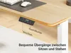 SANODESK QS1 140 x 60 cm Výškově nastavitelný stolní Náhled obrázku produktu 5