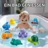 8 Stück Badewannenspielzeug, Badespielzeug mit Licht, LED Produktbild-Vorschau 4