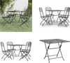 vidaXL 5 tlg. Garten Essgruppe Streckgitter Anthrazit - Produktbild-Vorschau 1