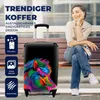 MuchoWow® Koffer Handgepäck Trolley Rollkoffer Kleine Produktbild-Vorschau 2