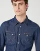Wrangler Western Camicia a maniche lunghe Blu XL Uomo Blu Anteprima dell’immagine prodotto 7