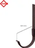 INEFA Dachrinnenhalter halbrund, Stahl NW100 / 100mm, Produktbild-Vorschau 2