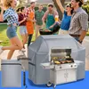 Grillschutzhüllen, Grillabdeckung Wetterfest mit Produktbild-Vorschau 7