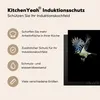 KitchenYeah© Herdabdeckplatte Vögel - Federn - Schwarz , Produktbild-Vorschau 6