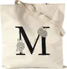 Buchstaben-Beutel M Beutel mit Buchstabe Alphabet Monogramm Produktbild-Vorschau 1