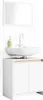 Waschbeckenunterschrank Vicco Emma Weiß/Sonoma 58 x 60 cm, Produktbild-Vorschau 7