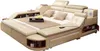 Leder Bett Betten Polster Doppel Multifunktion 180x200 Produktbild-Vorschau 6