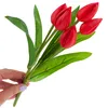 Tulpenstrauss Rot Schön Wie Leben Schaum Tulpen Künstlich Produktbild-Vorschau 4