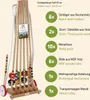 GICO Krocket Set Adult 6 Spieler Transportwagen (Erwachsene Produktbild-Vorschau 2
