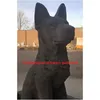 Schäferhund Welpe Tierfigur aus Steinguss Neu Frostfest Produktbild-Vorschau 5